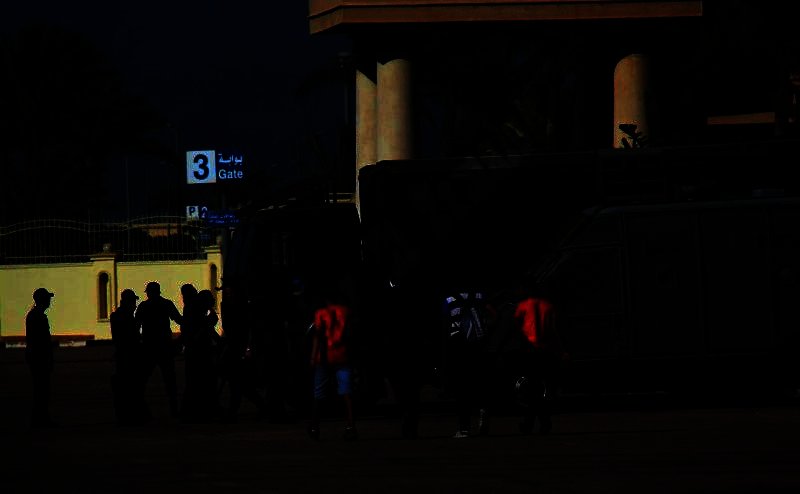 الأجواء خارج ستاد برج العرب قبل مباراة مصر وتنزانيا (تصوير: سارة عبدالباقي)
