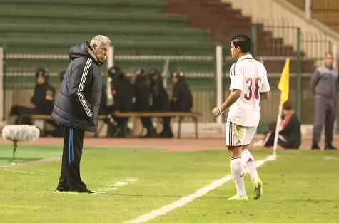 اخبار الزمالك - طرد أحمد توفيق فى تعادل شباب الزمالك مع المقاولون العرب 