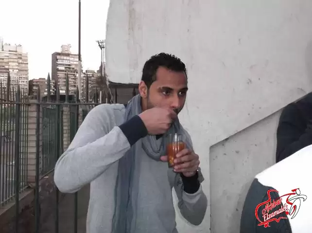 اخبار الزمالك - شاهد بالصور الحصرية : حمص الشام يغزو تدريبات الزمالك .. وترحيب بموندومو 