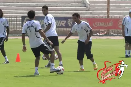 اخبار الزمالك - تدريبات خاصة للاعبين الصاعدين فى مران الزمالك