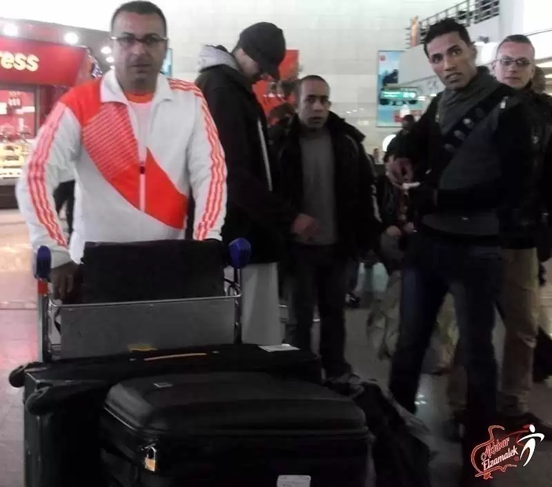 وصول بعثة الزمالك لمطار ابوظبي