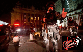  أشتباكات بين المتظاهرين والشرطة في ولاية ريو دي جانيرو البرازيلية
