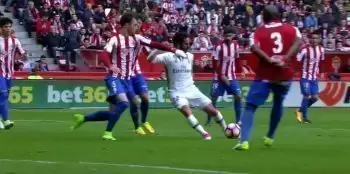 بالفيديو -  إيسكو يقود ريال مدريد للإفلات من فخ خيخون فى مباراة خماسية