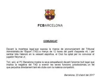 عاجل | برشلونة يصدر بيان رسمي قبل مواجهة الريال اليوم في الكلاسيكو 