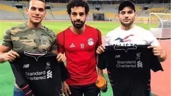 شاهد | محمد صلاح مع قميص ليفربول الإنجليزي
