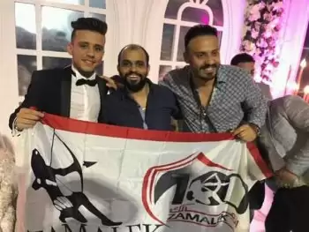 اخبار الزمالك - صور حفل الزفاف مصطفى فتحى تقلب الفيس بوك 