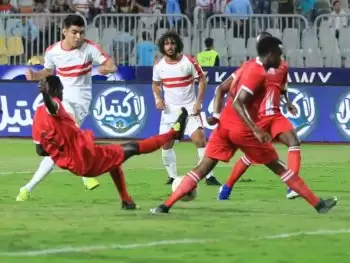 اخبار الزمالك - ديكا داها الصومالي يحرج الزمالك فى نهاية الشوط الاول وتسجيل الهدف الثاني 