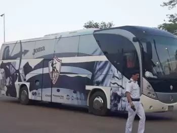 اخبار الزمالك - وصول اوتوبيس فريق  الزمالك  الى برج العرب  وجنش يؤازر  وميدو يكشف التشكيل 