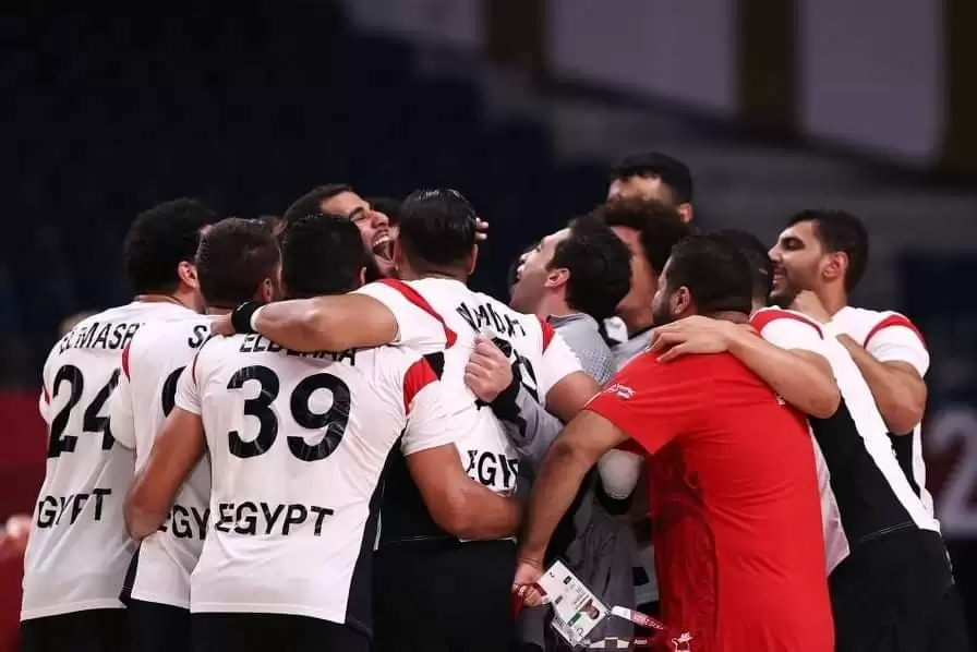 اخبار الزمالك -  منتخب مصر لكرة اليد فى قبل نهائي اولمبياد طوكيو بعد تدمير ماكينات المانيا 