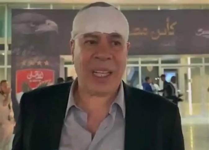 أول تعليق  من  الزمالك بعد ضياع كأس مصر..سر إصابة أحمد شوبير في الرأس بالسعود